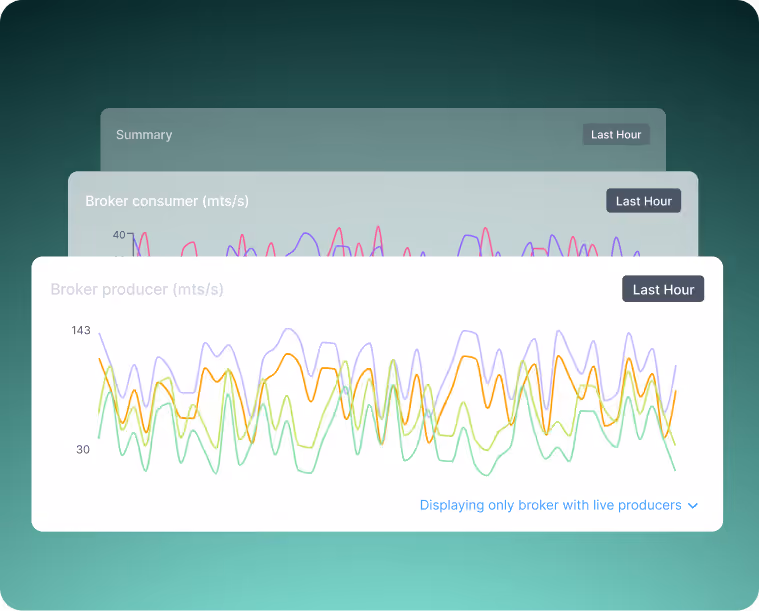 Time Machine view showing the state of the real-time stack at a past point in time