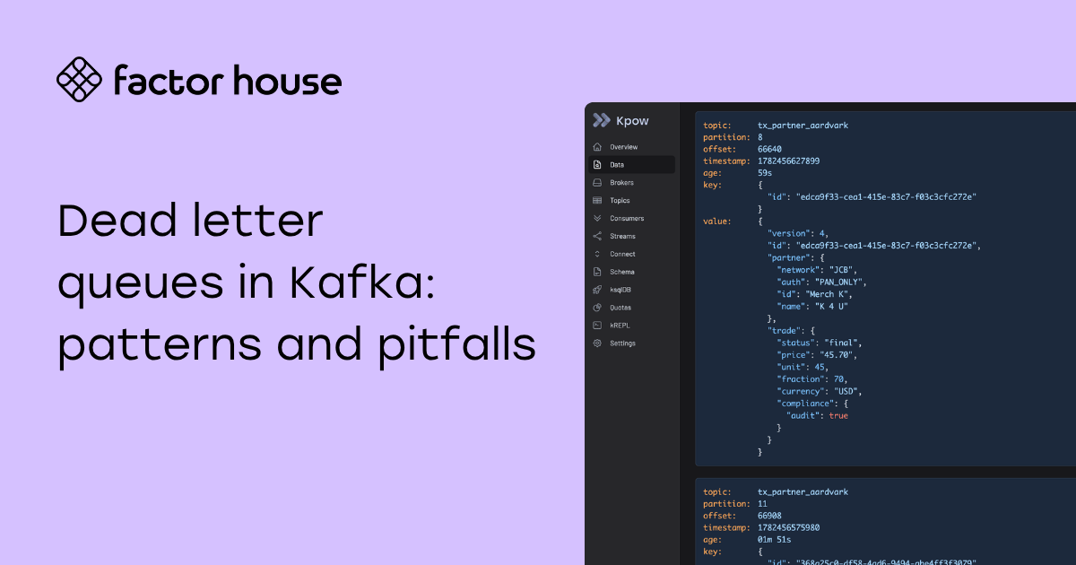 Dead letter queues in Kafka: patterns and pitfalls