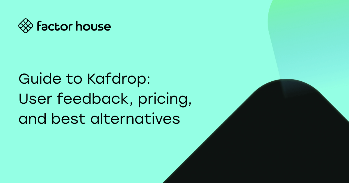 Kafdrop: pricing and alternatives